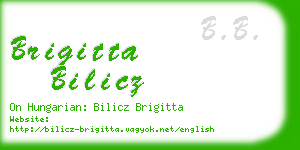 brigitta bilicz business card